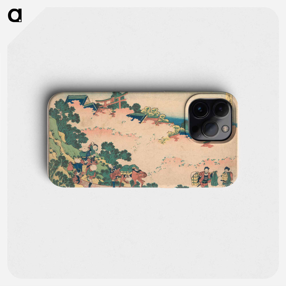 Cherry Blossoms at Yoshino - 葛飾 北斎 Phone Case.