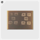 アートポストカード-Leaping
 - エドワード マイブリッジ Postcard.
