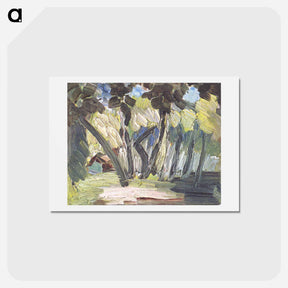 アートポストカード-Tahiti Landscape - アンリ マティス Postcard.