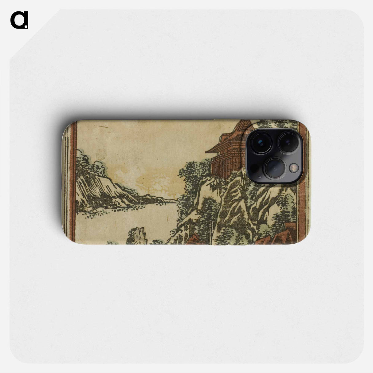 Autumn Moon at Ishiyama - Katsushika Hokusai Phone Case.