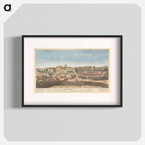 アートポスター-A Perspective View of Tower Hill and the Place of Execution of the Lords Kilmarnock and Balmerino
 - イェール大学アートギャラリー Poster.