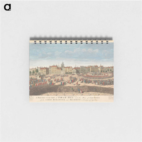 アートメモ帳-A Perspective View of Tower Hill and the Place of Execution of the Lords Kilmarnock and Balmerino
 - イェール大学アートギャラリー Memo.