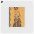 アートメモ帳-Woman in Black Hat and Black Skirt
 - バーンズ・コレクション Memo.