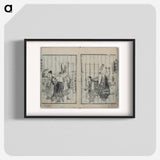 The Chest Containing Various Teachings - Katsushika Hokusai Poster.
