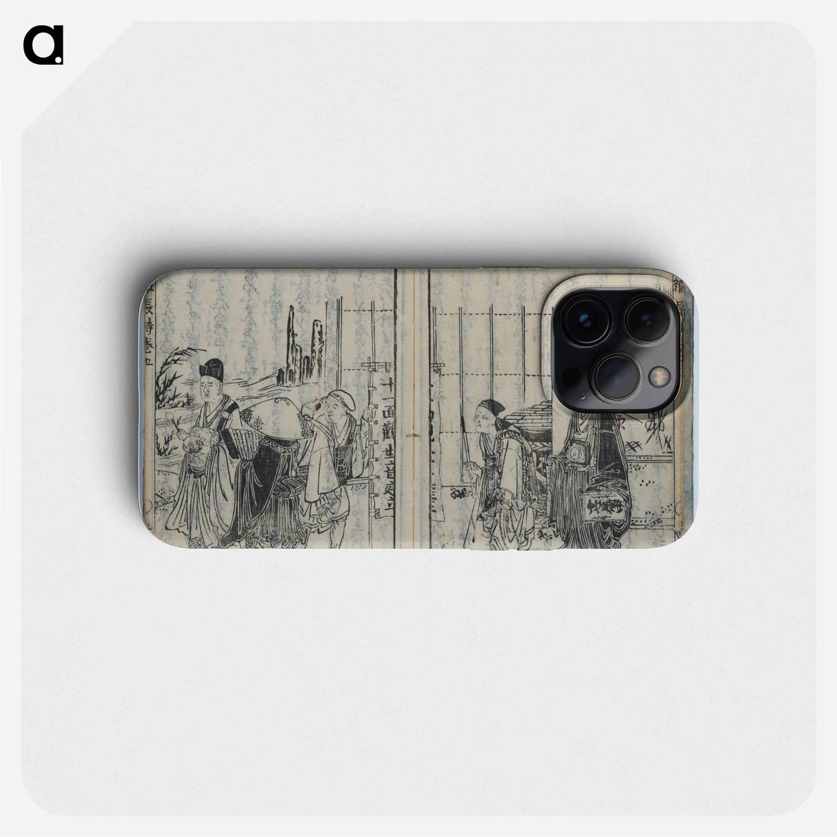 The Chest Containing Various Teachings - Katsushika Hokusai Phone Case.