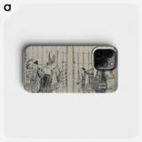 The Chest Containing Various Teachings - Katsushika Hokusai Phone Case.