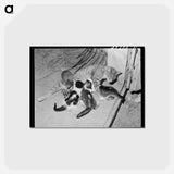 アートポストカード-Cat and Her Kittens
 - ラッセル リー Postcard.