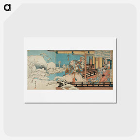 アートポストカード-Taira no Kiyomori Haunted by Strange Sights
 - 歌川 広重 Postcard.