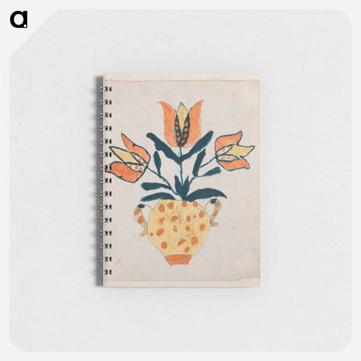 アートメモ帳-Three Tulips in Vase
 - バーンズ・コレクション Memo.