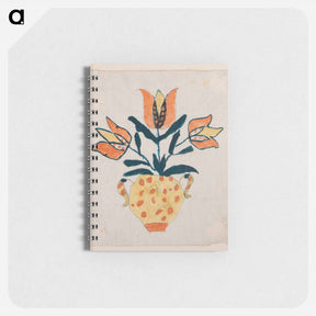 アートメモ帳-Three Tulips in Vase
 - バーンズ・コレクション Memo.