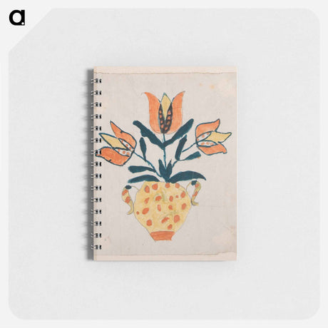 アートメモ帳-Three Tulips in Vase
 - バーンズ・コレクション Memo.