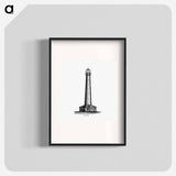 アートポスター-Lobos Cay from Circular Relating to Lighthouses, Lightships, Buoys, and Beacons
 - 大英図書館 Poster.