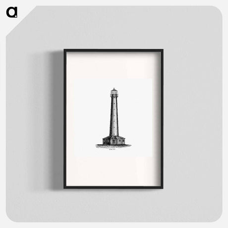 アートポスター-Lobos Cay from Circular Relating to Lighthouses, Lightships, Buoys, and Beacons
 - 大英図書館 Poster.