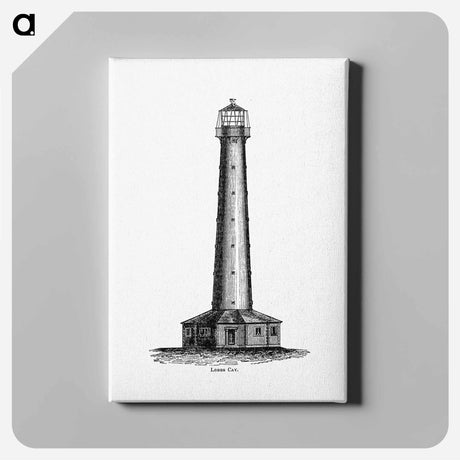 アートパネル-Lobos Cay from Circular Relating to Lighthouses, Lightships, Buoys, and Beacons
 - 大英図書館 Canvas.