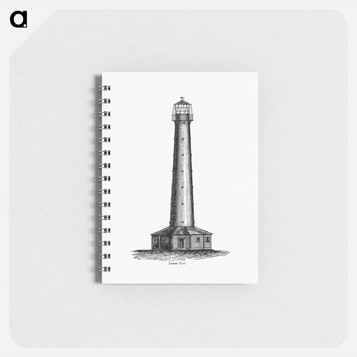 アートメモ帳-Lobos Cay from Circular Relating to Lighthouses, Lightships, Buoys, and Beacons
 - 大英図書館 Memo.