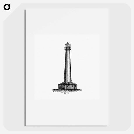 アートポスター-Lobos Cay from Circular Relating to Lighthouses, Lightships, Buoys, and Beacons
 - 大英図書館 Poster.