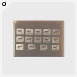 アートポストカード-Running
 - エドワード マイブリッジ Postcard.