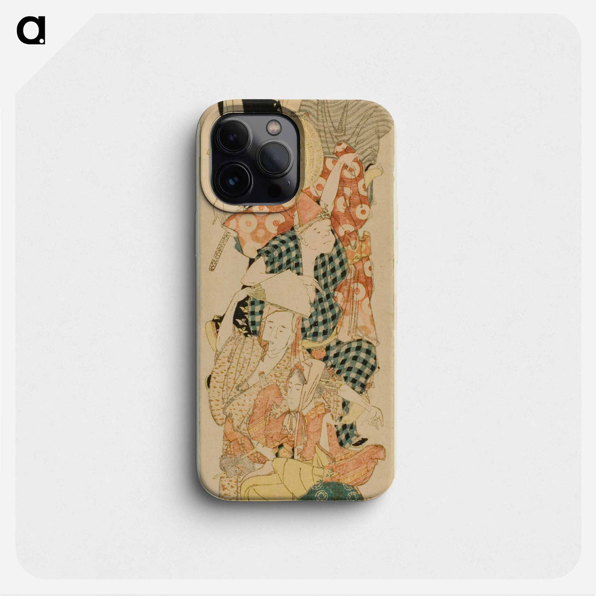 Bon Festival Dance - 葛飾 北斎 Phone Case.