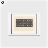 アートポストカード-Running Fallow Deer
 - エドワード マイブリッジ Postcard.