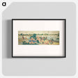 アートポスター-Panoramic Views along the Banks of the Sumida River - 葛飾 北斎 Poster.