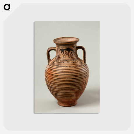アートポストカード-Geometric Amphora
 - バーンズ・コレクション Postcard.