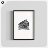 アートポスター-Ledbury Market House, An Episode Of The Wars Of The Roses
 - 大英図書館 Poster.