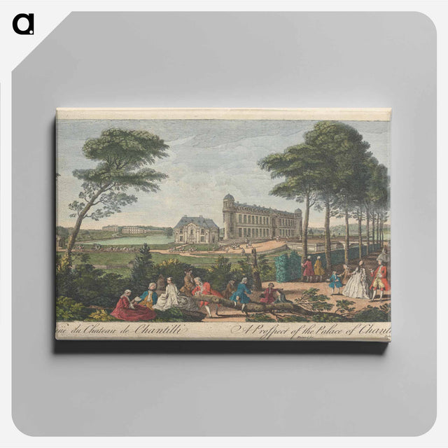 アートパネル-A Prospect of the Palace of Chantilli
 - イェール大学アートギャラリー Canvas.