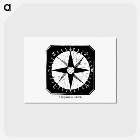 アートポストカード-Compass from Man, Fifth Edition
 - 大英図書館 Postcard.