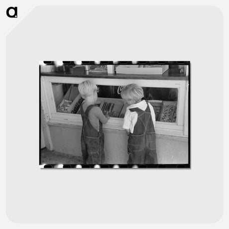 アートポストカード-Candy Choices
 - ラッセル リー Postcard.