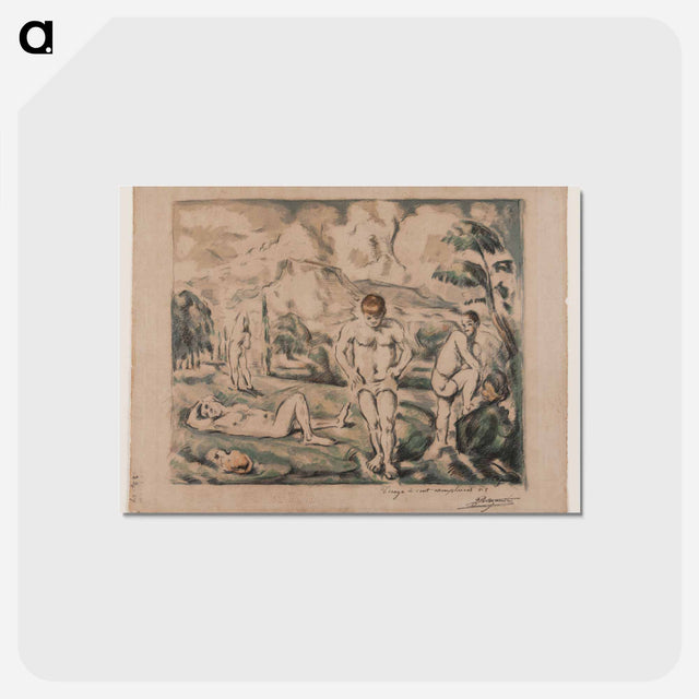 アートポストカード-The Large Bathers
 - バーンズ・コレクション Postcard.
