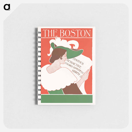 アートメモ帳-Woman Reading Newspaper
 - ボストン公共図書館 Memo.