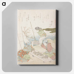 アートパネル-Recycling Paper - 葛飾 北斎 Canvas.