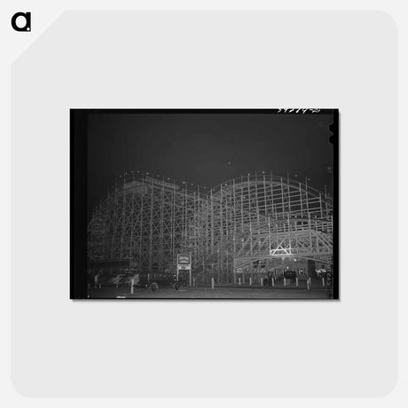 アートポストカード-Mission Beach Amusement
 - ラッセル リー Postcard.
