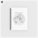 アートメモ帳-World Atlas from Voyeur's Checklist, General Notions Of Mathematical Geography, Physical Geography, Political Geography, Geology, Biology and Anthropology For The Use Of Travelers, Students And People
 - 大英図書館 Memo.