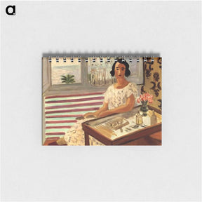 アートメモ帳-Woman Seated at Her Dressing Table - アンリ マティス Memo.