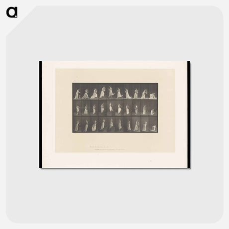 アートポストカード-Woman with Vase
 - エドワード マイブリッジ Postcard.
