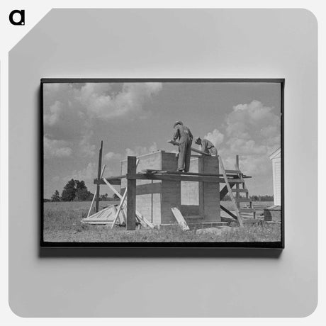アートパネル-Mogollon Gold Miner
 - ラッセル リー Canvas.