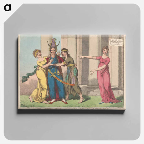 アートパネル-The April Fool Consigned to Infamy and Ridicule
 - イェール大学アートギャラリー Canvas.