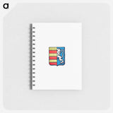 アートメモ帳-Badge from Bretagne
 - 大英図書館 Memo.