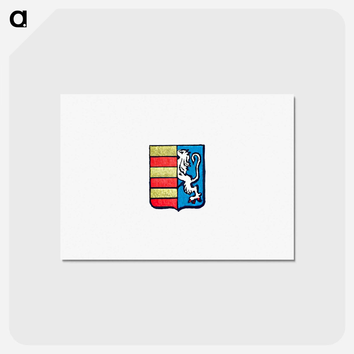 アートポストカード-Badge from Bretagne
 - 大英図書館 Postcard.