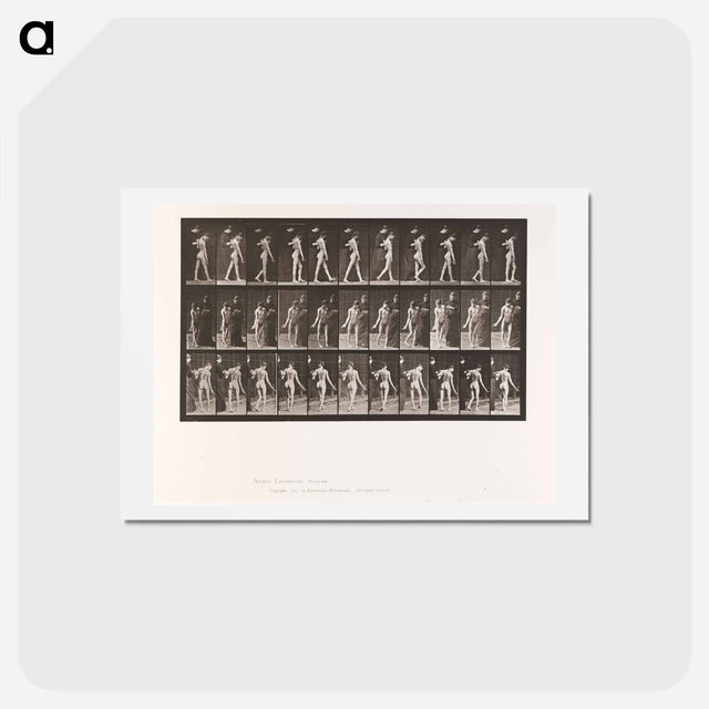 アートポストカード-Collotype of a Girl with Nurse
 - エドワード マイブリッジ Postcard.
