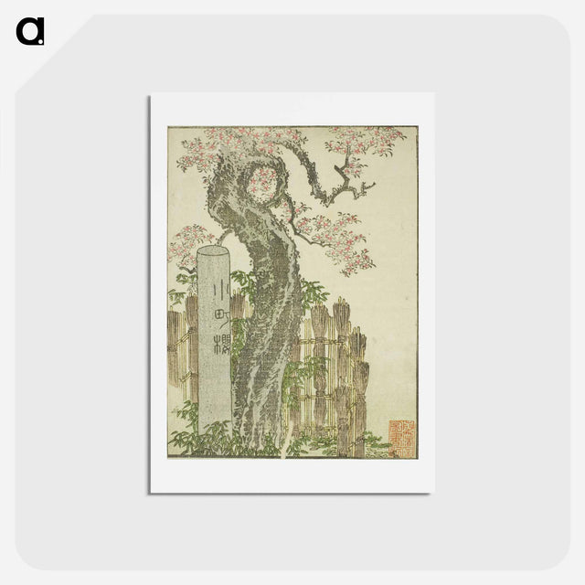 アートポストカード-Hokusai's Fine Views of the Eastern Capital at a Glance - 葛飾 北斎 Postcard.
