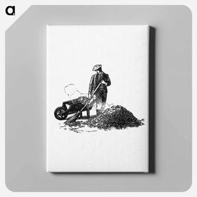 アートパネル-Leaf Cleaning from Sing-Song
 - 大英図書館 Canvas.