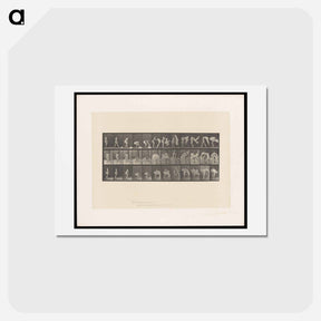 アートポストカード-Putting on a Shoe
 - エドワード マイブリッジ Postcard.