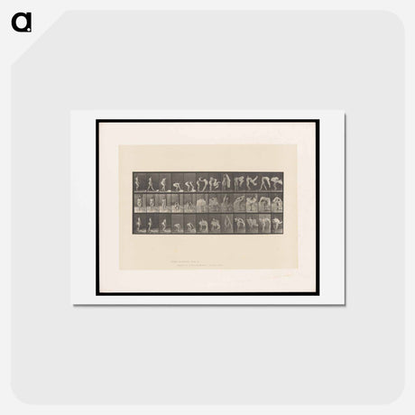 アートポストカード-Putting on a Shoe
 - エドワード マイブリッジ Postcard.