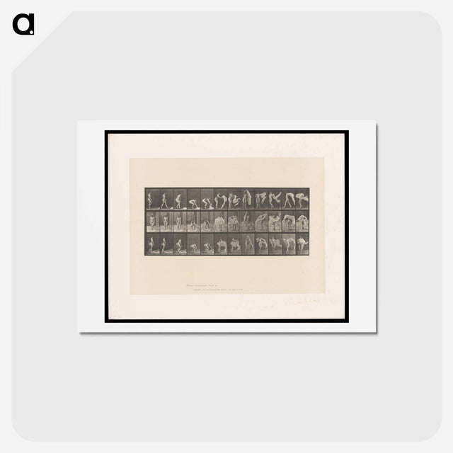 アートポストカード-Putting on a Shoe
 - エドワード マイブリッジ Postcard.