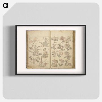 Random sketches by Hokusai volumes 1 to 11 - Katsushika Hokusai Poster.