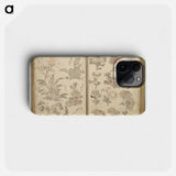 Random sketches by Hokusai volumes 1 to 11 - 葛飾 北斎 Phone Case.