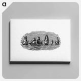 アートパネル-The Eventful Voyage of H.M. Discovery Ship "Resolute" to the Arctic Regions in Search of Sir J. Franklin
 - 大英図書館 Canvas.