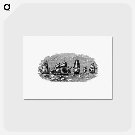 アートポストカード-The Eventful Voyage of H.M. Discovery Ship "Resolute" to the Arctic Regions in Search of Sir J. Franklin
 - 大英図書館 Postcard.